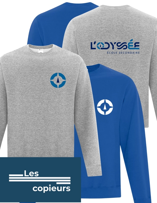 OV3_Chandail à col rond en molleton  – École L’Odyssée de Valcourt