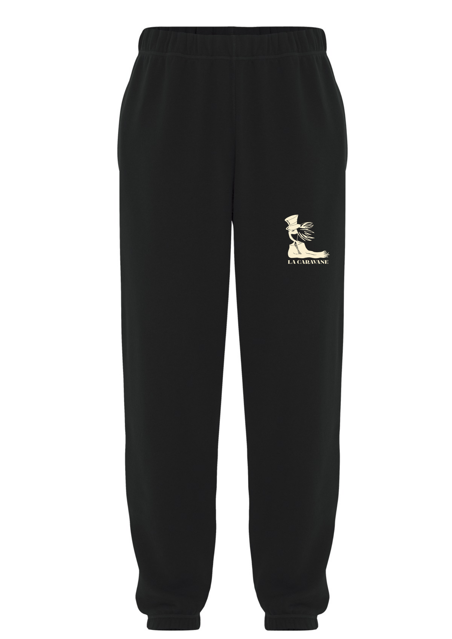 ATCF2800- RAD - Pantalon noir en coton ouaté concentration Art Dramatique La Ruche