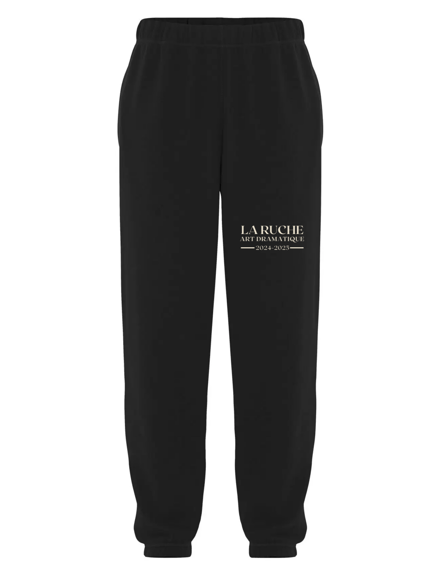 RAD6 - Pantalon noir en coton ouaté concentration Art Dramatique La Ruche