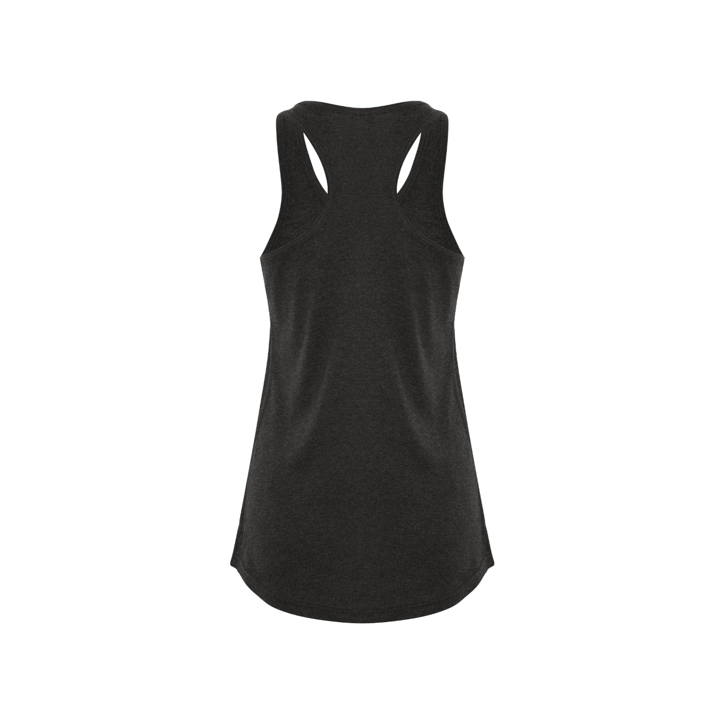 KOI8055L-Réso - Camisole noir chiné à dos nageur pour femme