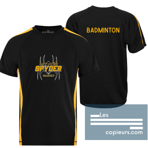 S02_L'Odyssée Vlacourt_Spyder Badminton- T-shirt en tissus technique