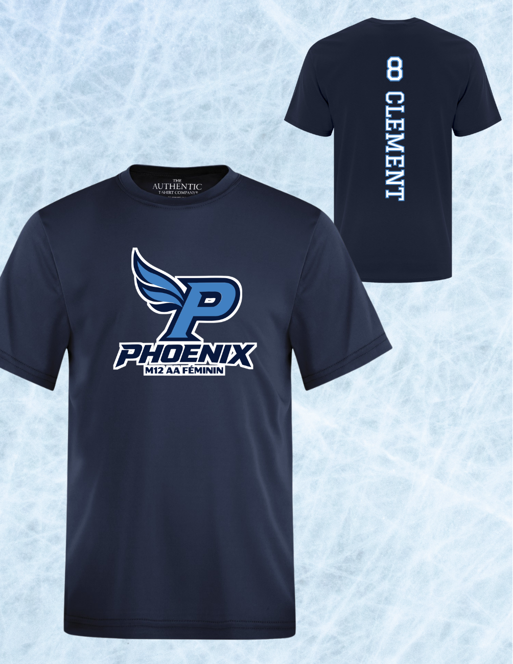 M350HF - T-shirt en tissus technique - Hockey Féminin M12 AA