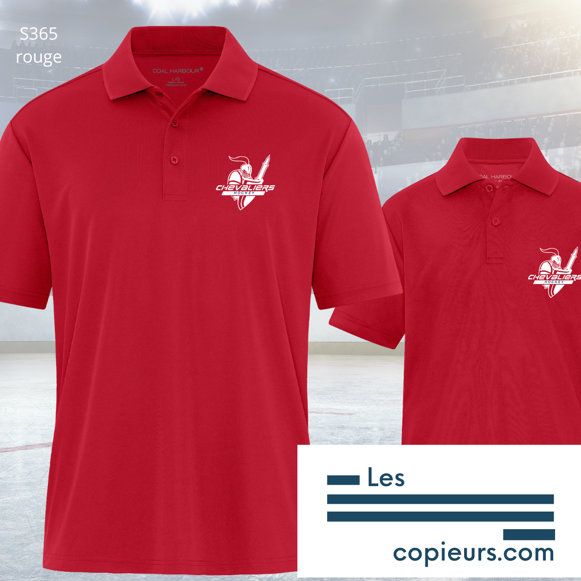 ESB-CH - Polo rouge Nouveau modèle