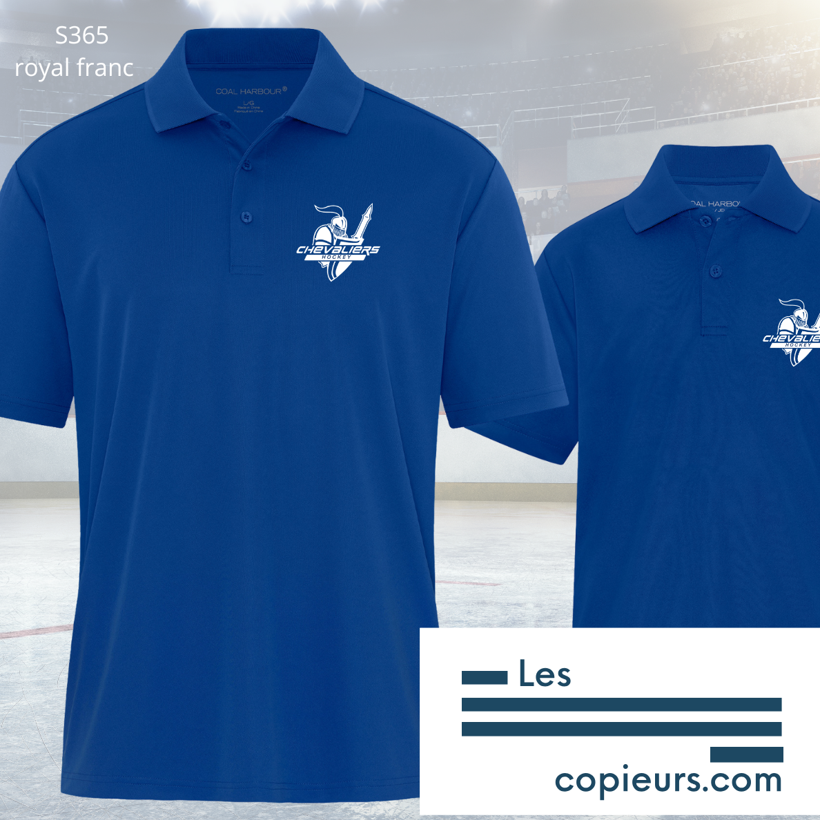 ESB-CH - Polo bleu royal Nouveau modèle