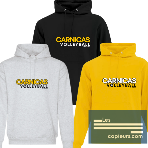 CV01_Volleyball CARNICAS LA RUCHE- Hoodie avec impression