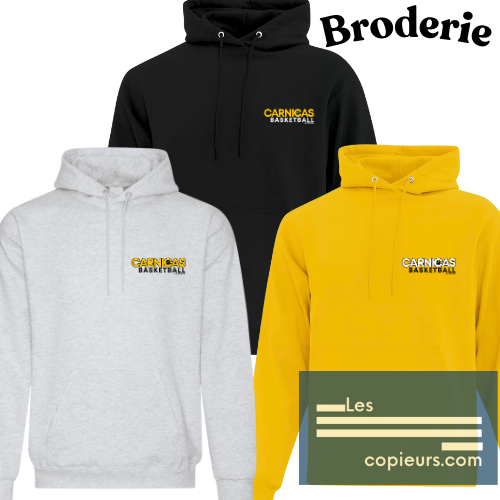CB02_Basketball CARNICAS LA RUCHE- Hoodie avec broderie