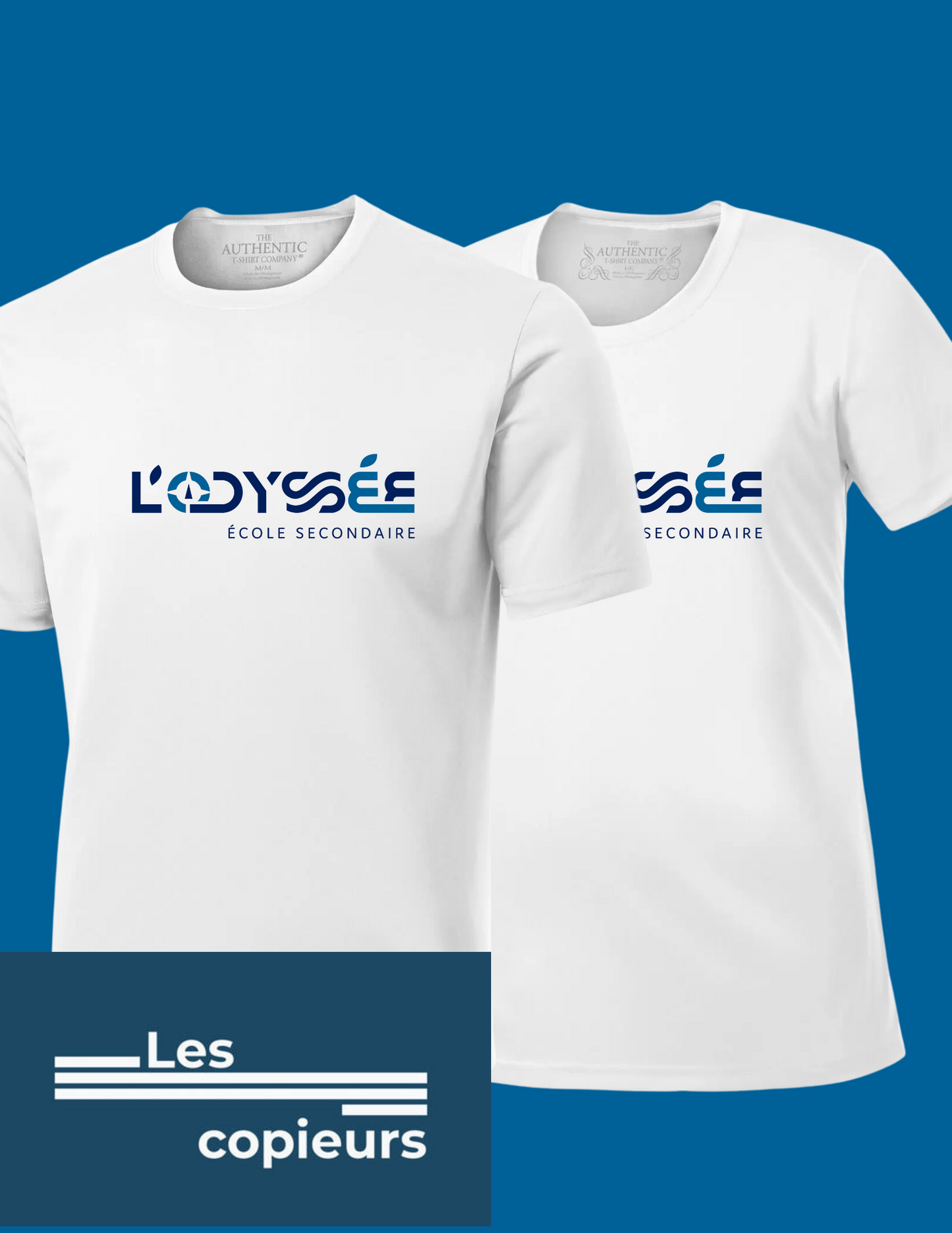 T-shirt en tissu technique – École L’Odyssée de Valcourt