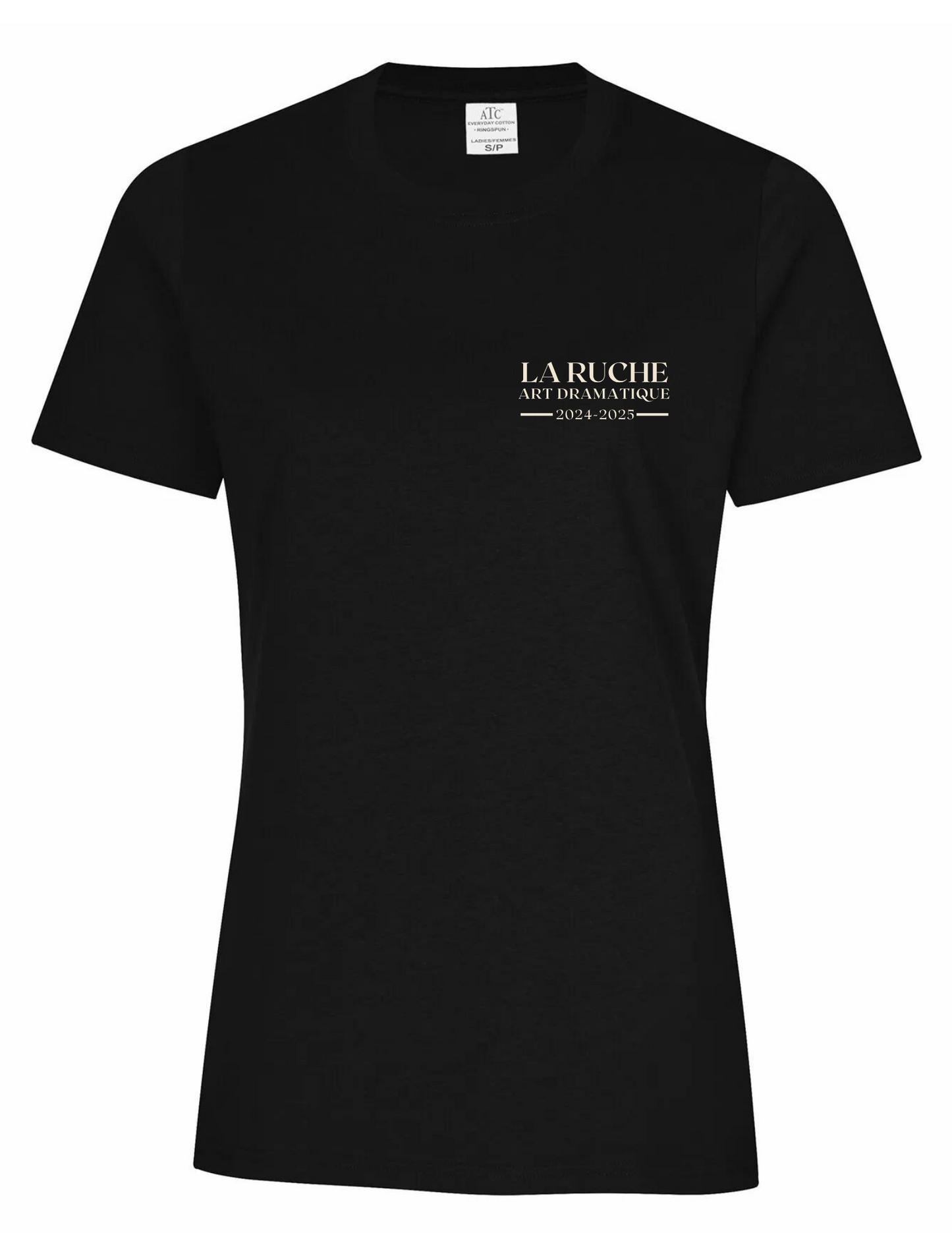 RAD1 - T-shirt noir concentration Art Dramatique La Ruche