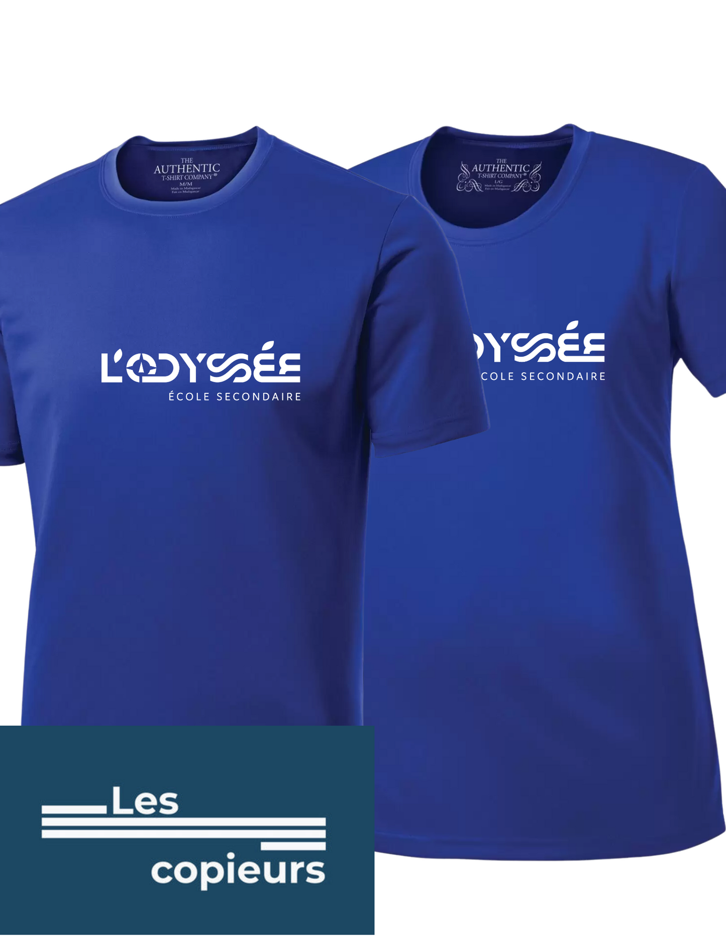 T-shirt en tissu technique – École L’Odyssée de Valcourt
