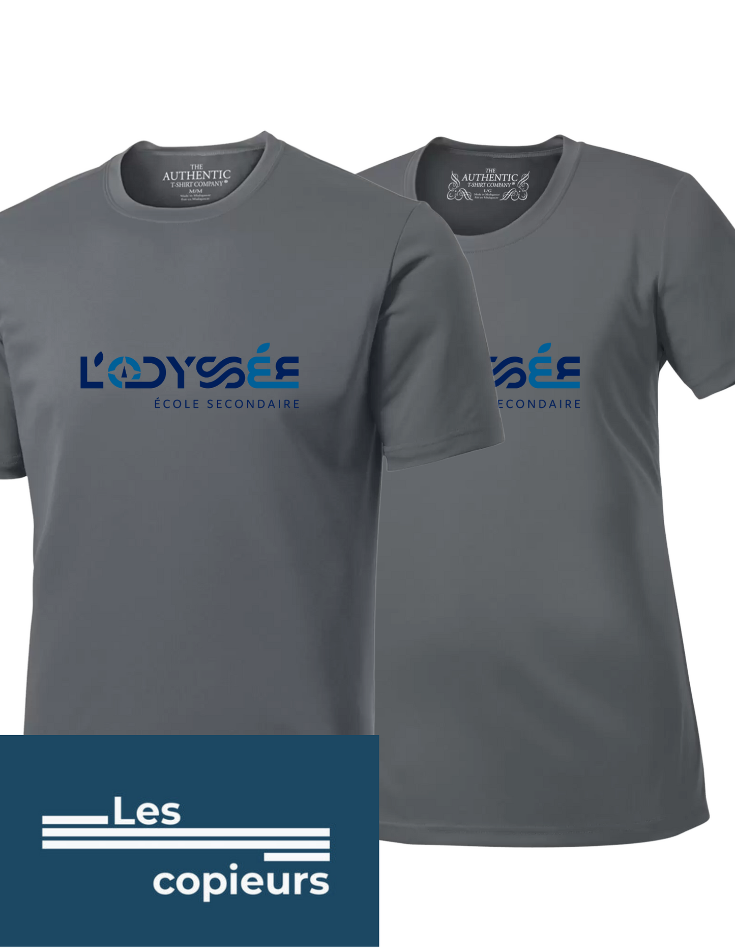 T-shirt en tissu technique – École L’Odyssée de Valcourt