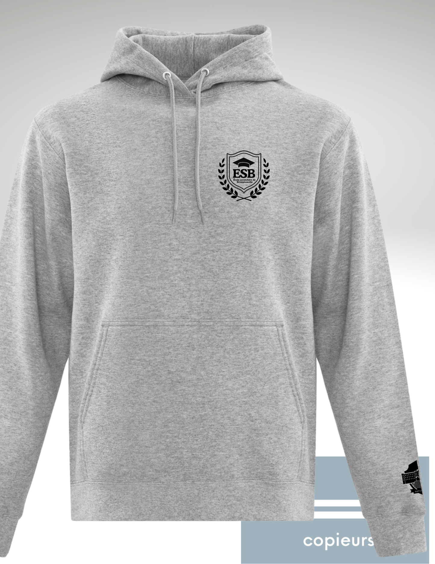 H2500G-ESBF - Chandails en molleton gris des Finissants de l'École secondaire de Bromptonville 2021-2026