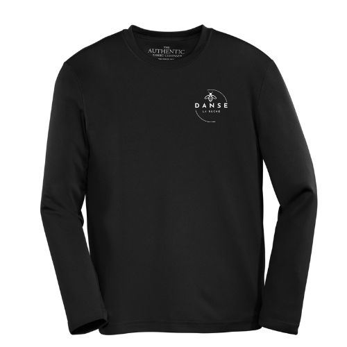 L3520LS-DR-Chandail de type Dry-fit col en V - Concentration Danse La Ruche