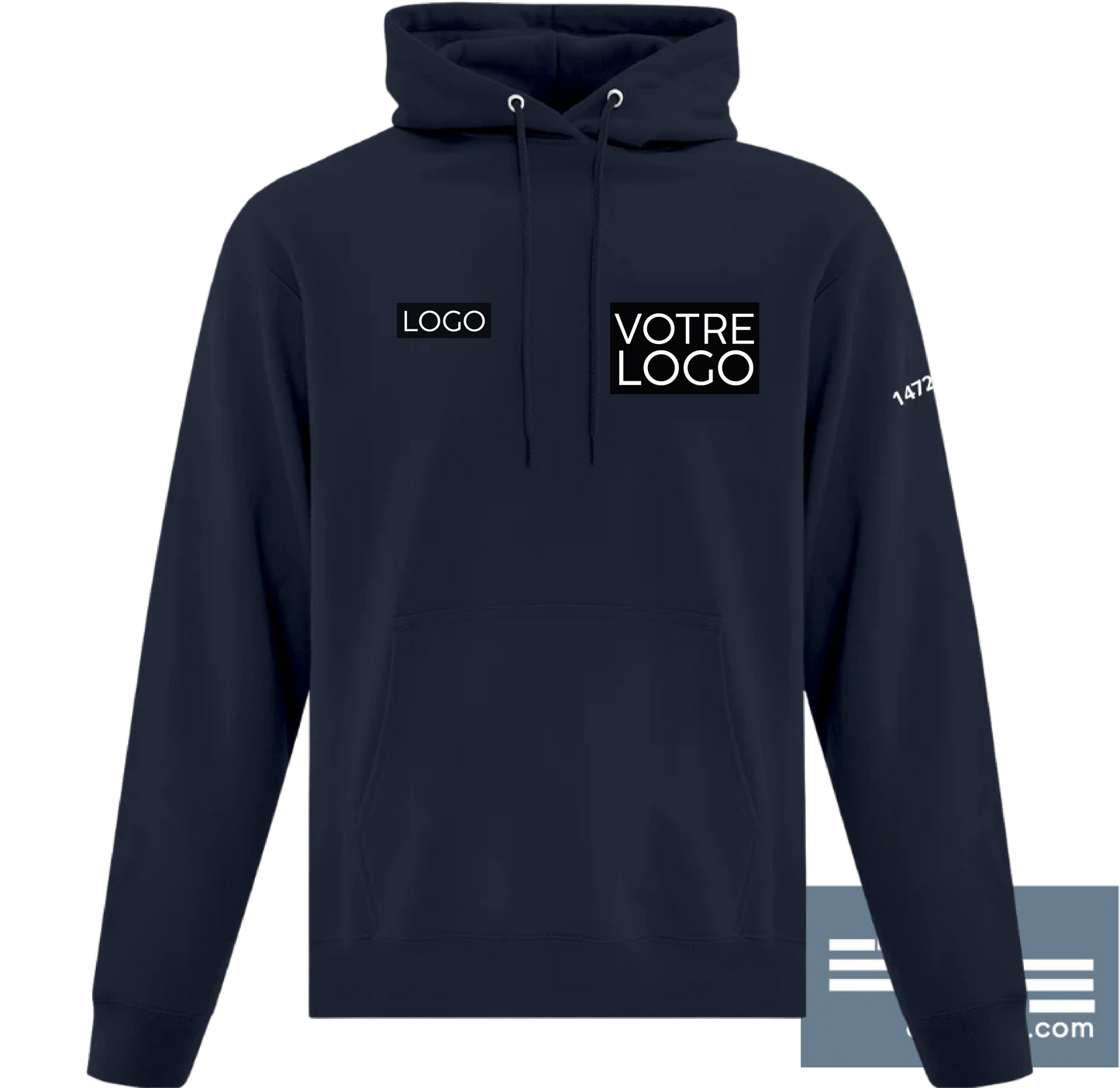ATC2500 - Modèle boutique en ligne - Molleton en coton à capuchon