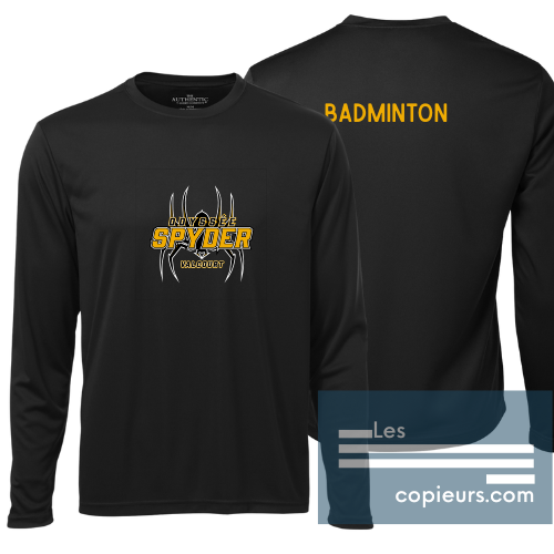 S04_L'Odyssée Vlacourt_Spyder badminton- T-shirt en tissus technique manches-longues