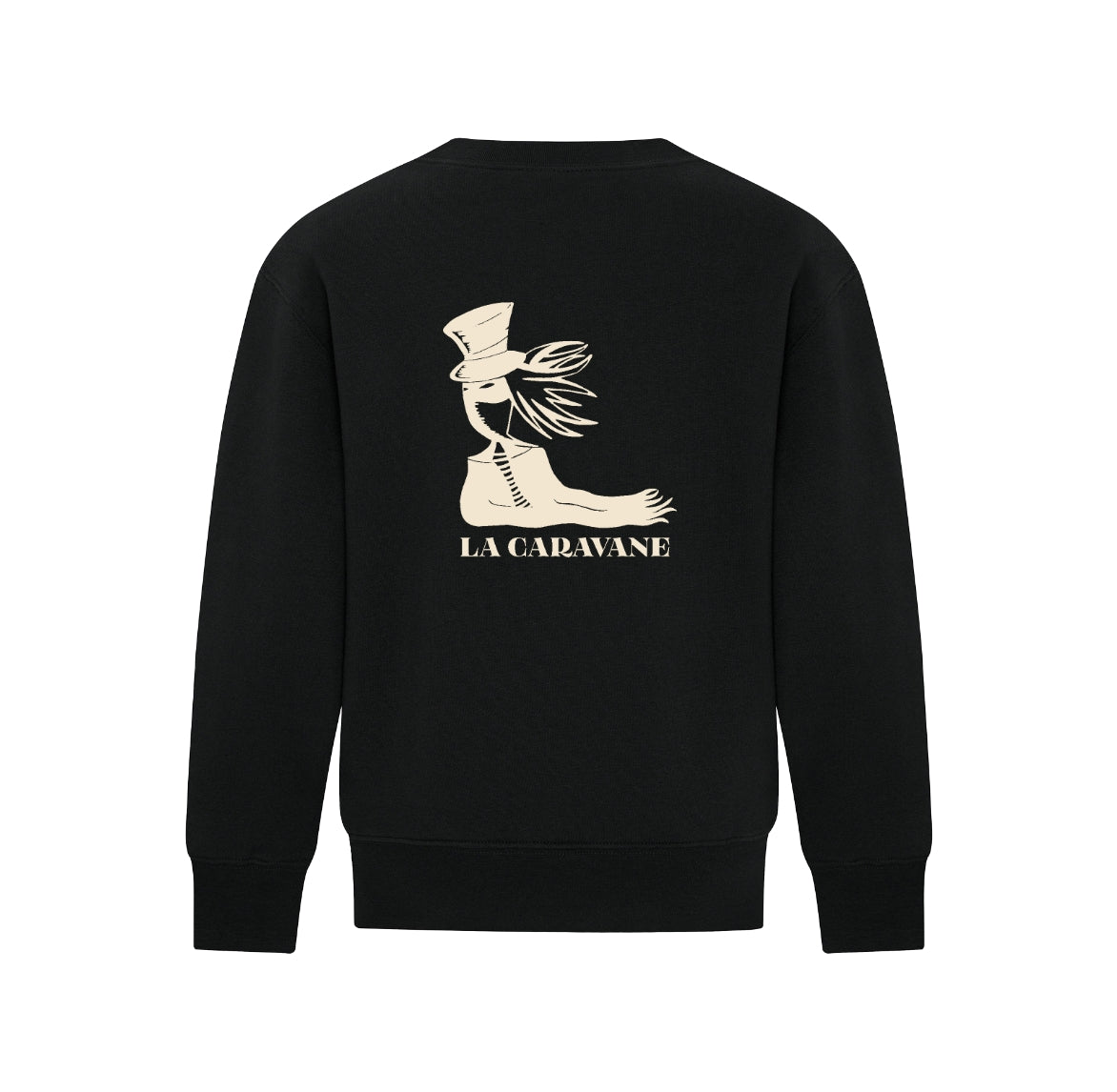 N2400RAD - Coton ouaté (Crew neck) noir - Art dramatique La Ruche