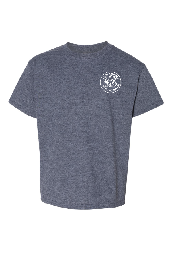 CN05-Club Nautique du Petit Lac Magog - T-shirts bleu "vintage"
