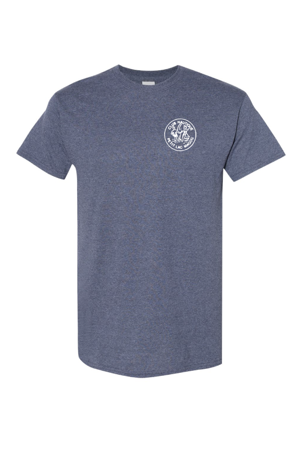CN05-Club Nautique du Petit Lac Magog - T-shirts bleu "vintage"