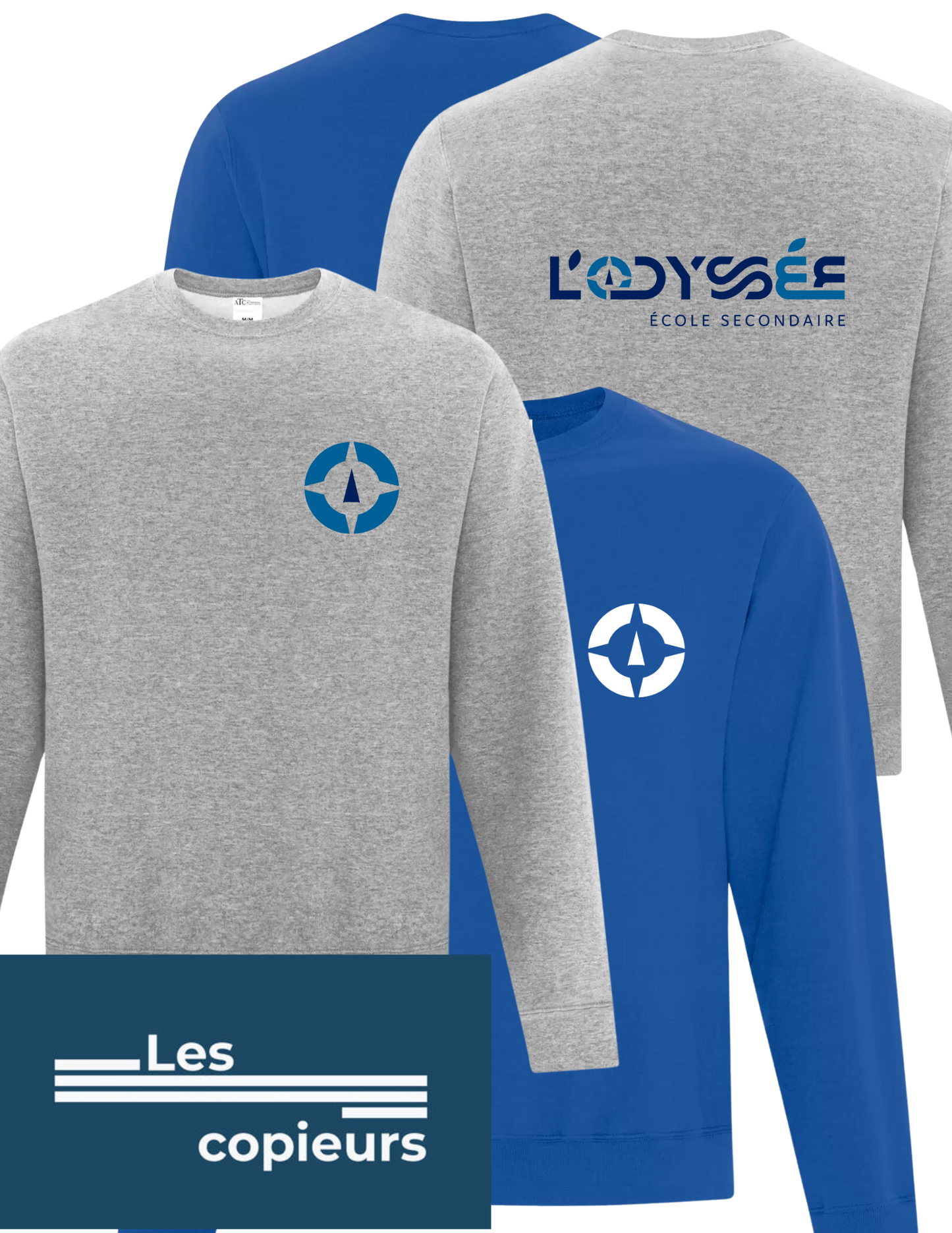 OV3_Chandail à col rond en molleton  – École L’Odyssée de Valcourt