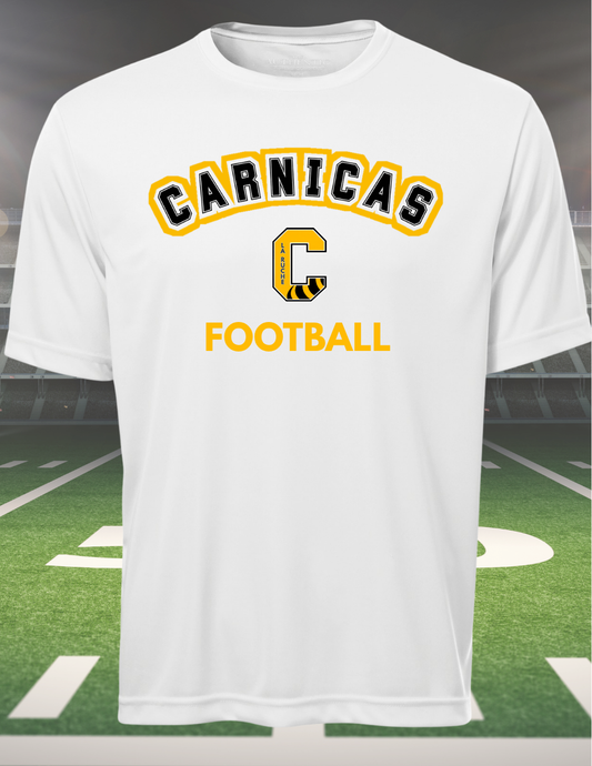 350CF- Carnicas - T-shirt en tissu technique blanc Carnicas Football