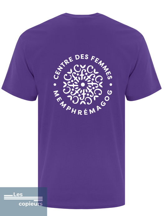 ATC1000 - T-shirt mauve – Centre des femmes Memphrémagog