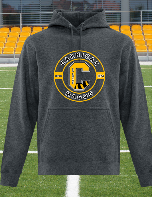 2500Cr - Carnicas - Hoodie gris foncé chiné