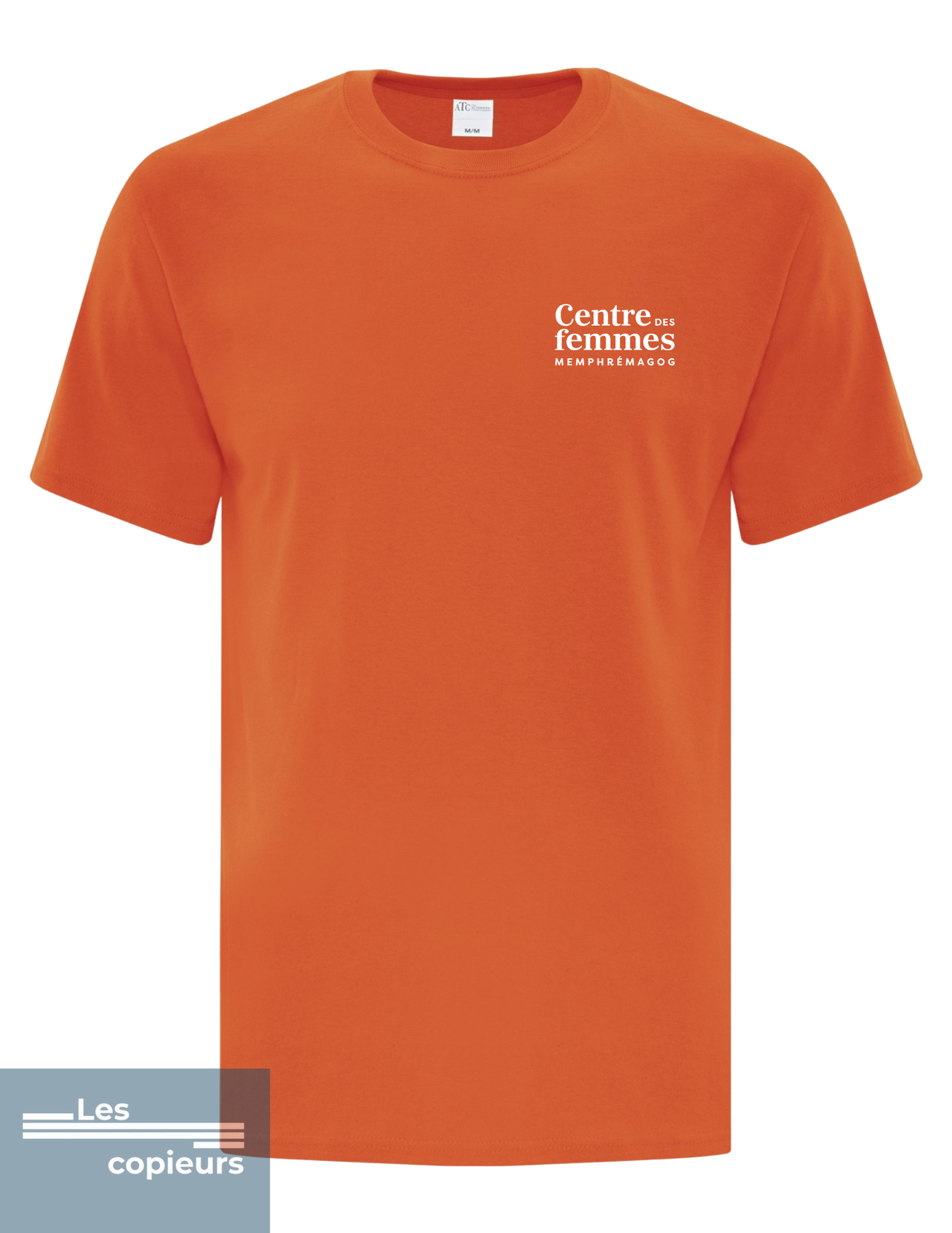 ATC1000 - T-shirt orange – Centre des femmes Memphrémagog
