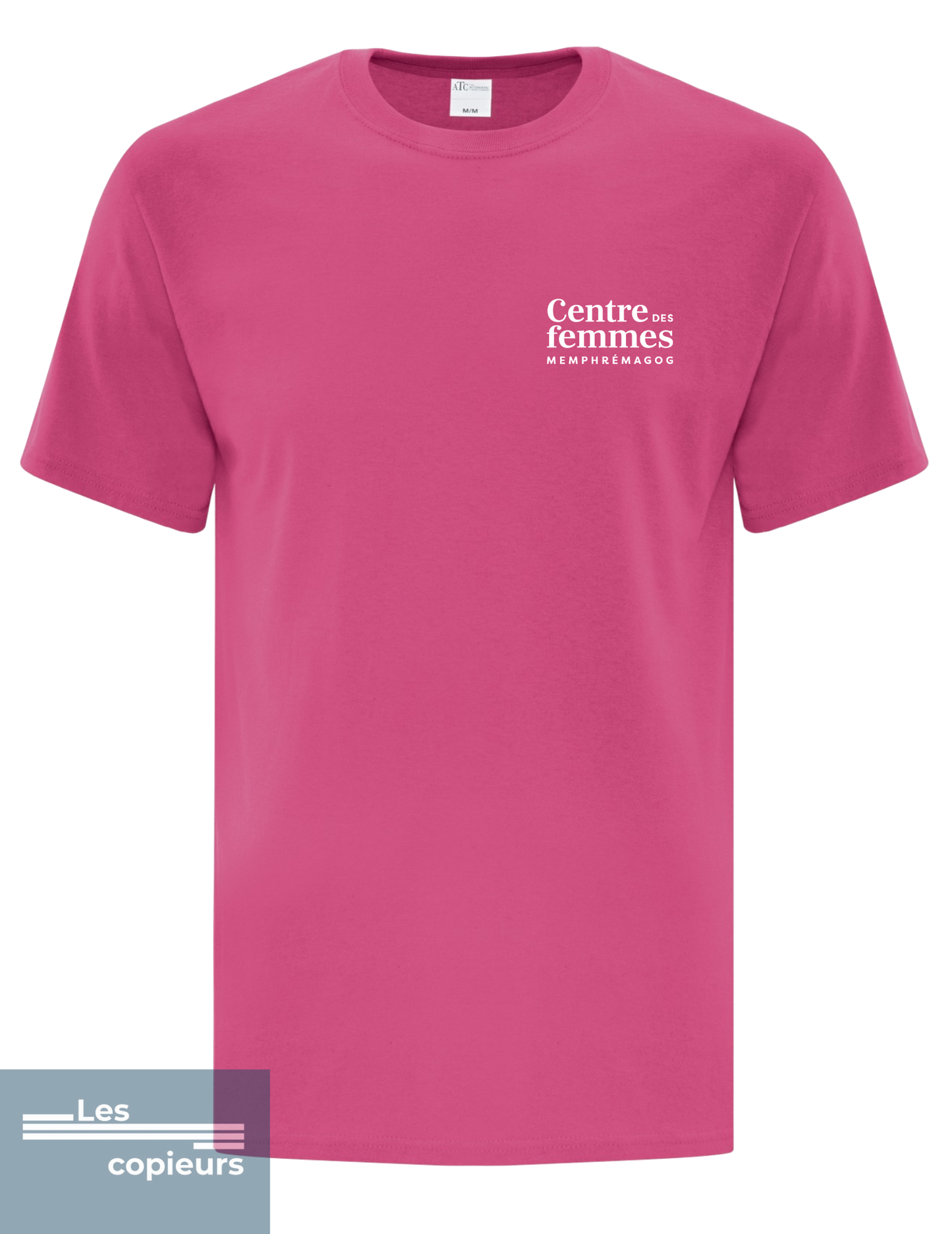 ATC1000 - T-shirt rose sangria – Centre des femmes Memphrémagog
