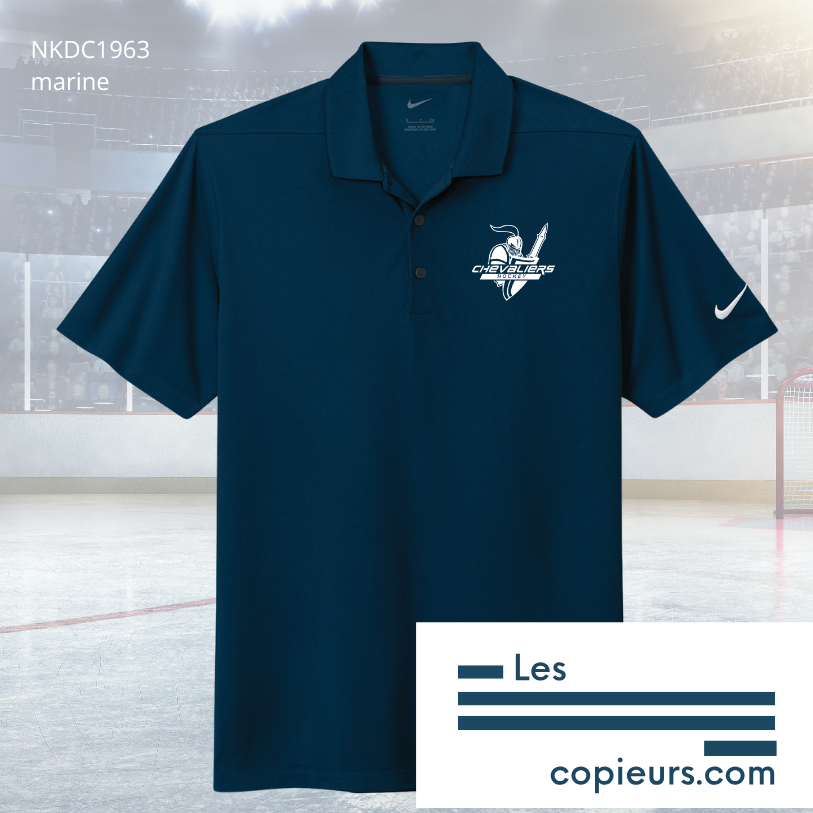 ESB-CH - Polo marine Nike Dri-FIT (enseignants et parents seulement)