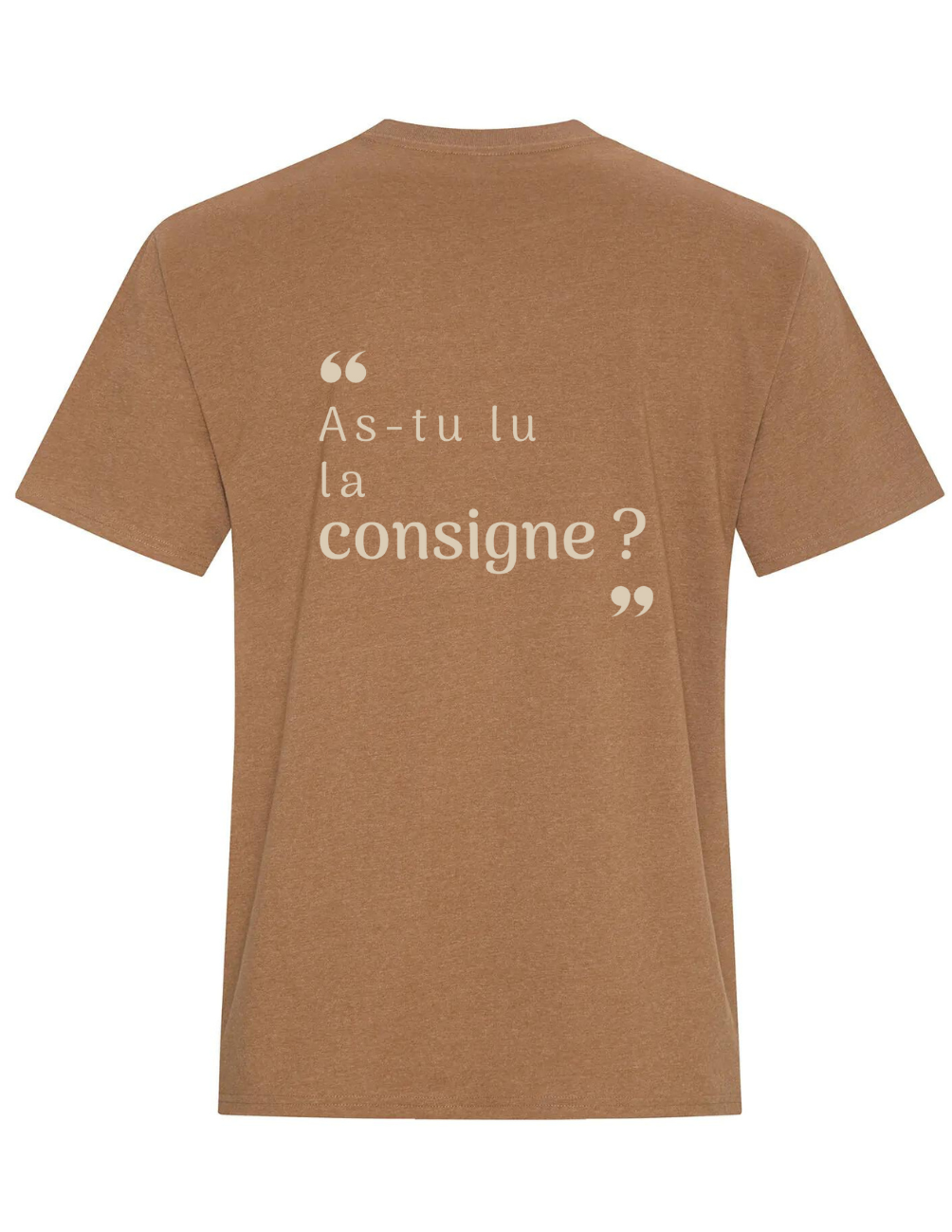 ZS1- T-shirt en coton- As-tu lu la consigne ?