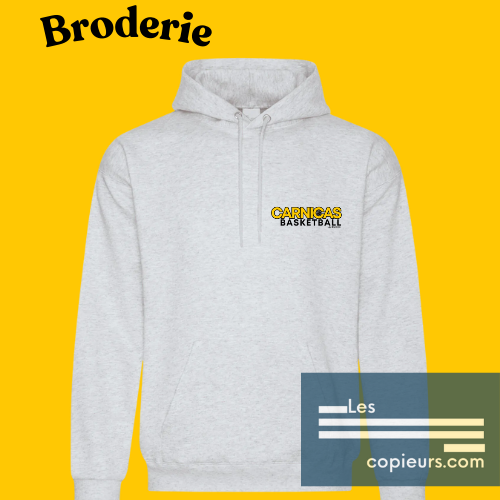 CB02_Basketball CARNICAS LA RUCHE- Hoodie avec broderie