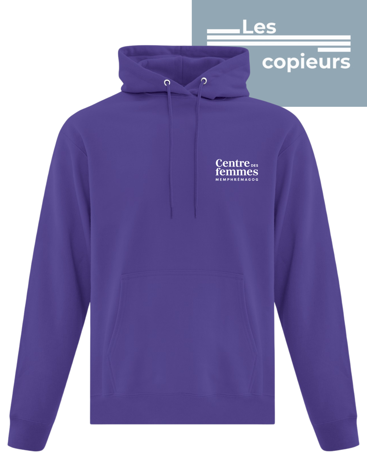 ATC2500- Molleton mauve – Centre des femmes Memphrémagog