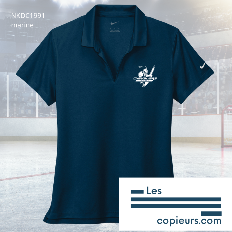 ESB-CH - Polo marine Nike Dri-FIT (enseignants et parents seulement)