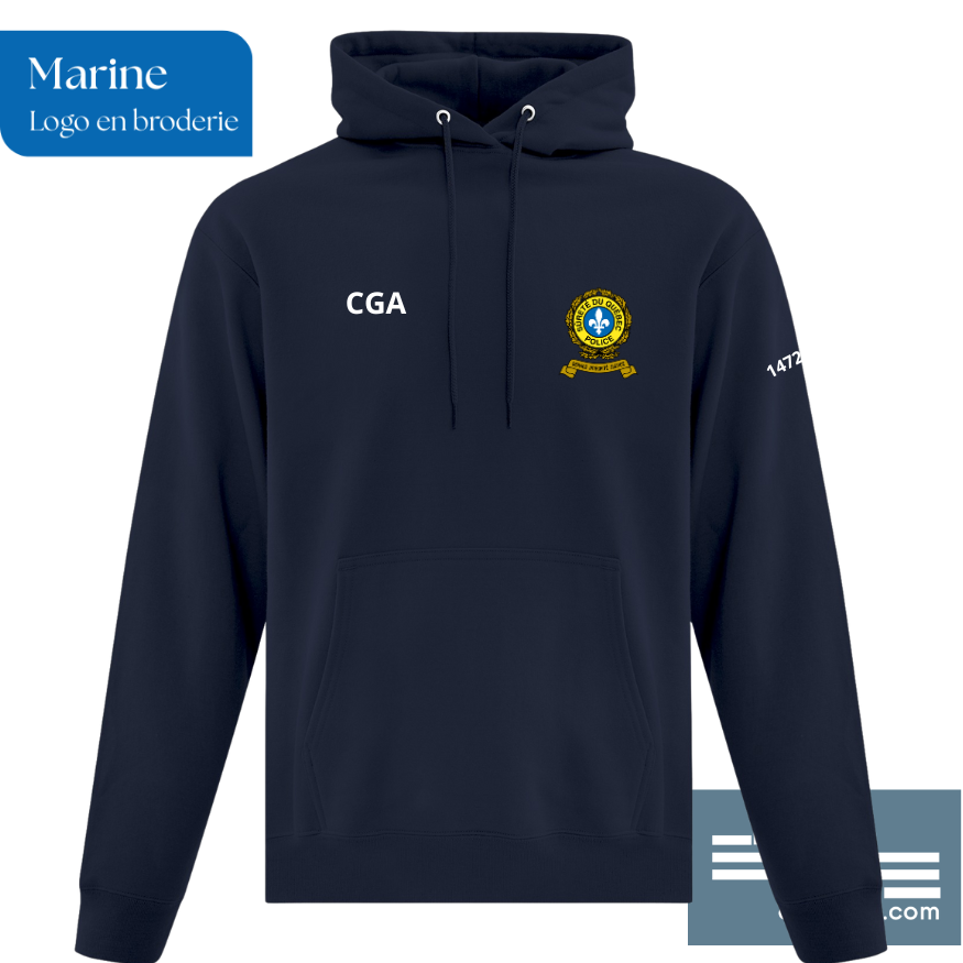 ATC2500 - CGA -Molleton en coton à capuchon disponible en quatre couleurs