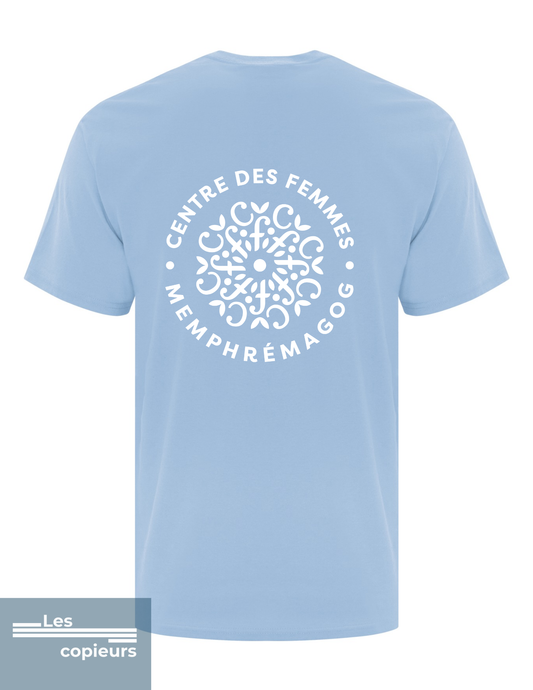ATC1000 - T-shirt bleu pâle – Centre des femmes Memphrémagog