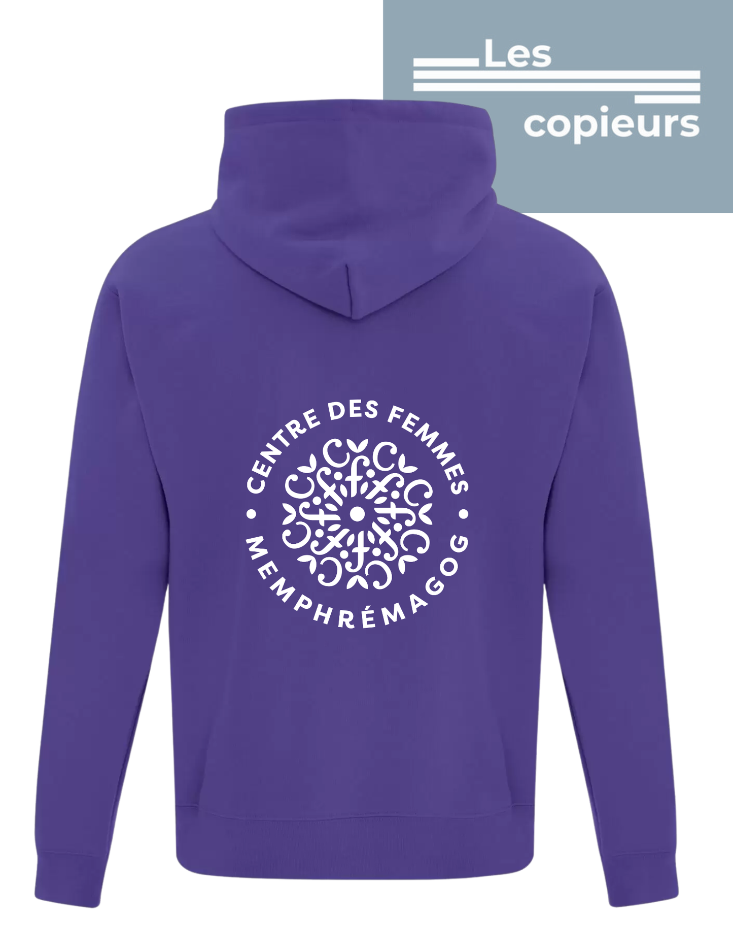 ATC2500- Molleton mauve – Centre des femmes Memphrémagog