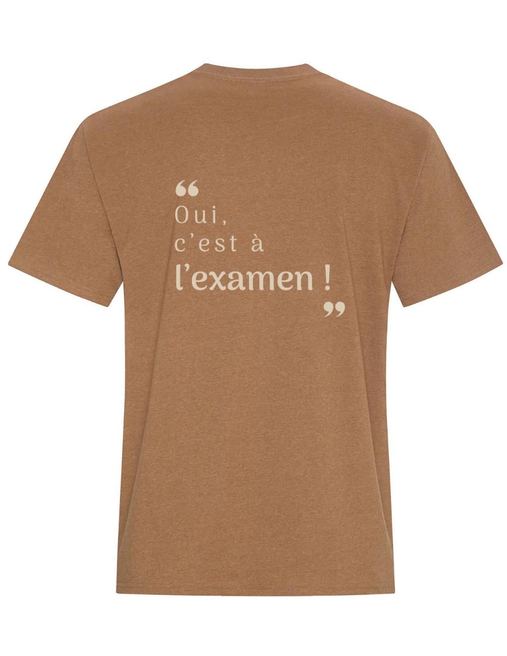 ZS4- T-shirt en coton- Oui, c'est à l'examen !