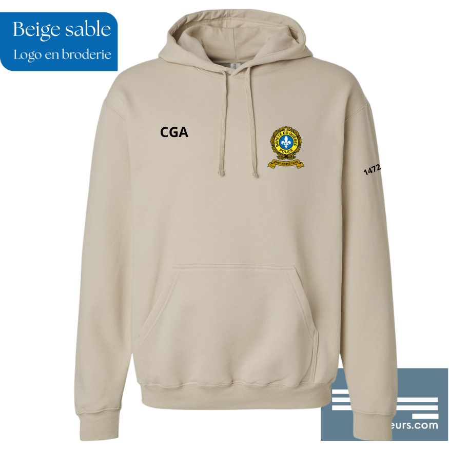 ATC2500 - CGA -Molleton en coton à capuchon disponible en quatre couleurs