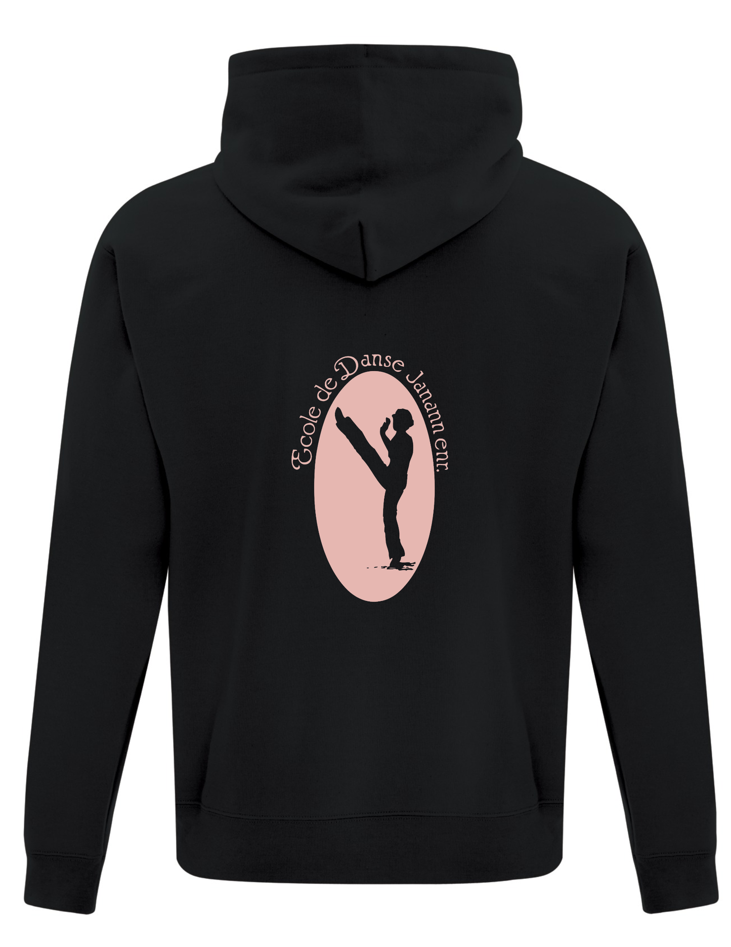 ATC2500 - DJ-École de danse Janann - Molleton noir à capuchon
