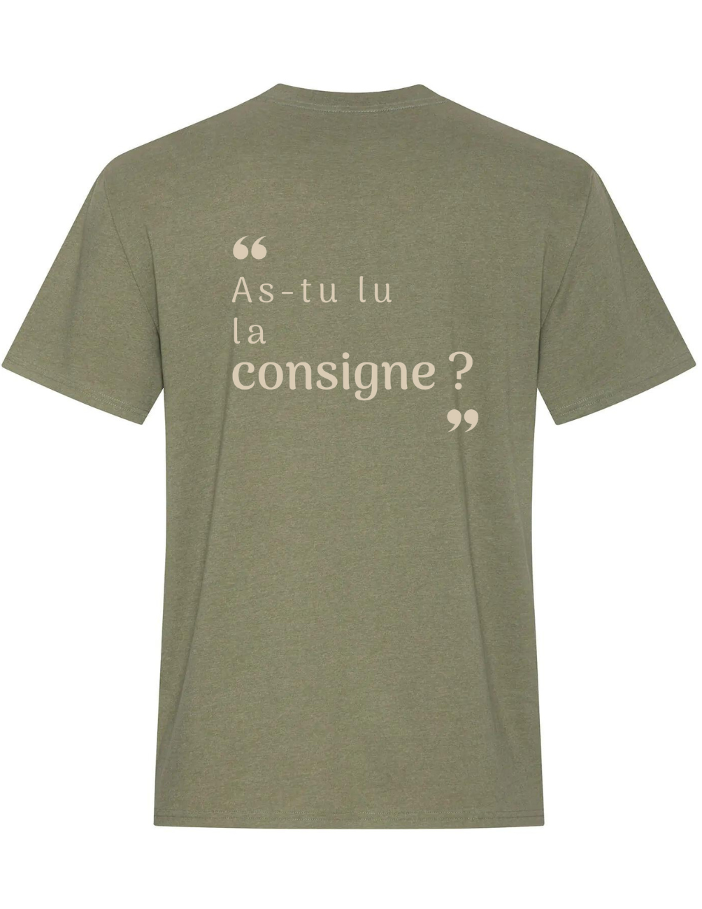 ZS1- T-shirt en coton- As-tu lu la consigne ?