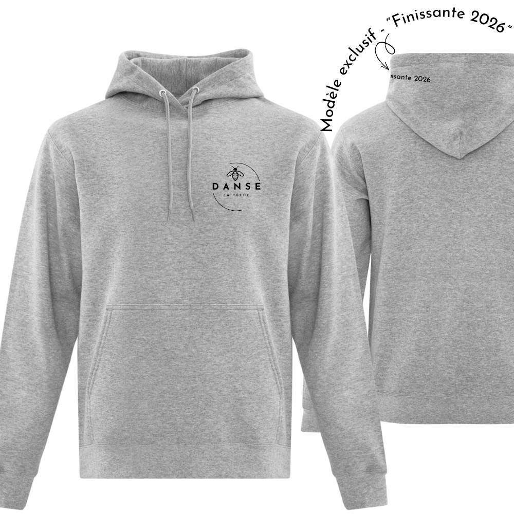 ATC2500-GN-DR- Molletons gris - Concentration danse La Ruche