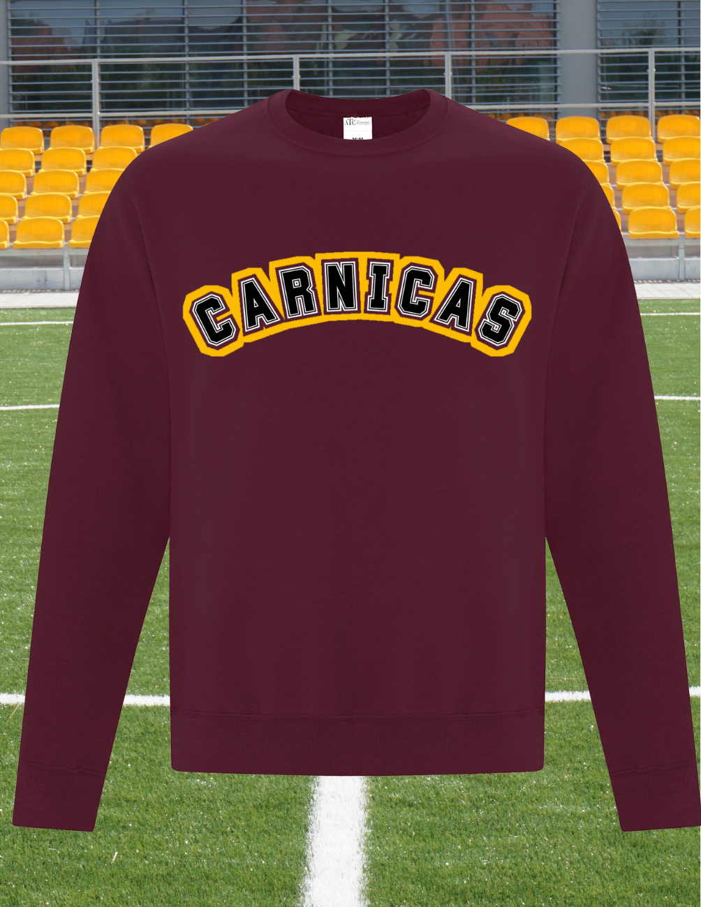 2400C - Carnicas - Crewneck Bourgogne