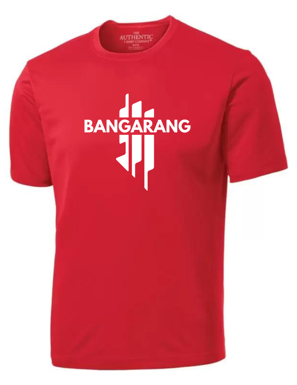 B01-Bangarang - T-shirt rouge en tissu technique