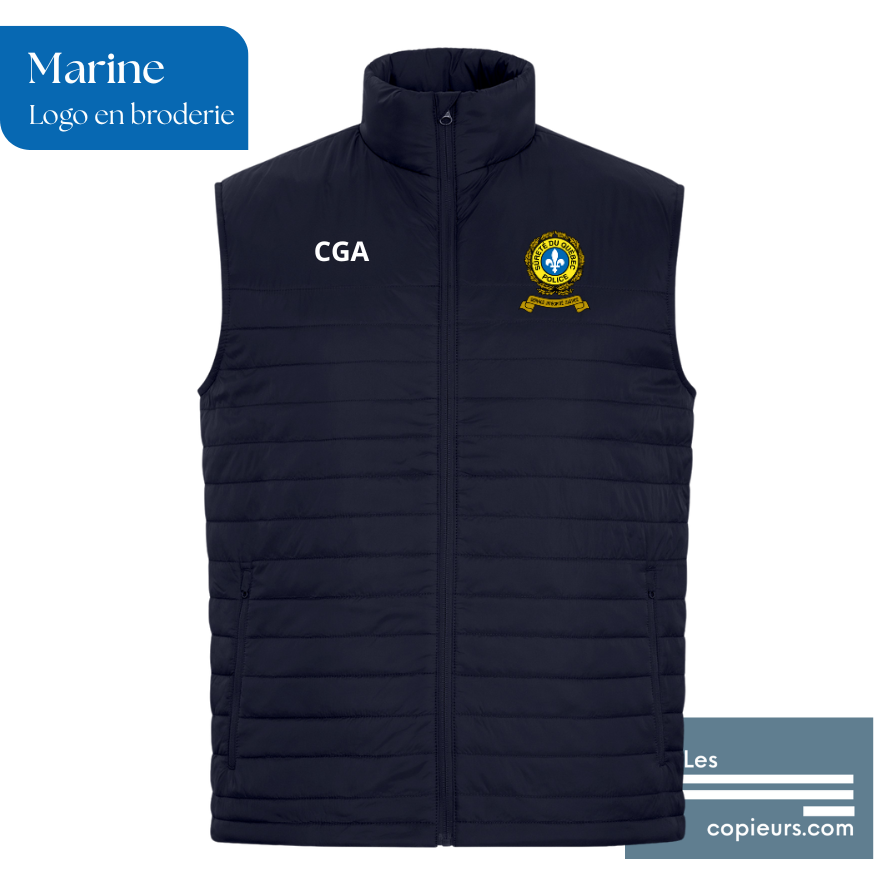 CH7691 - CGA -Veste marine sans manche