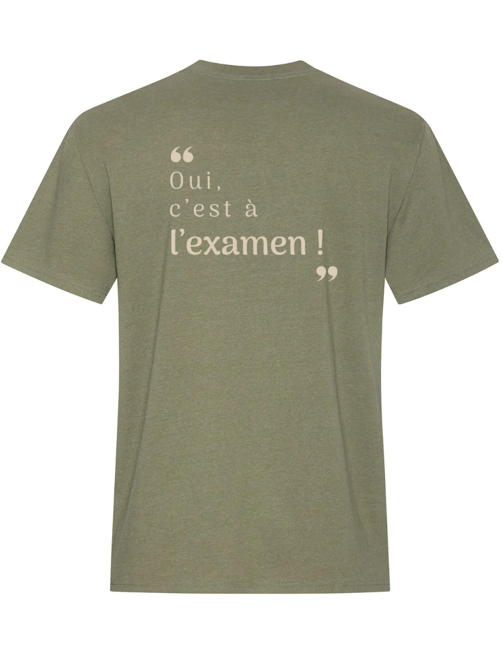 ZS4- T-shirt en coton- Oui, c'est à l'examen !