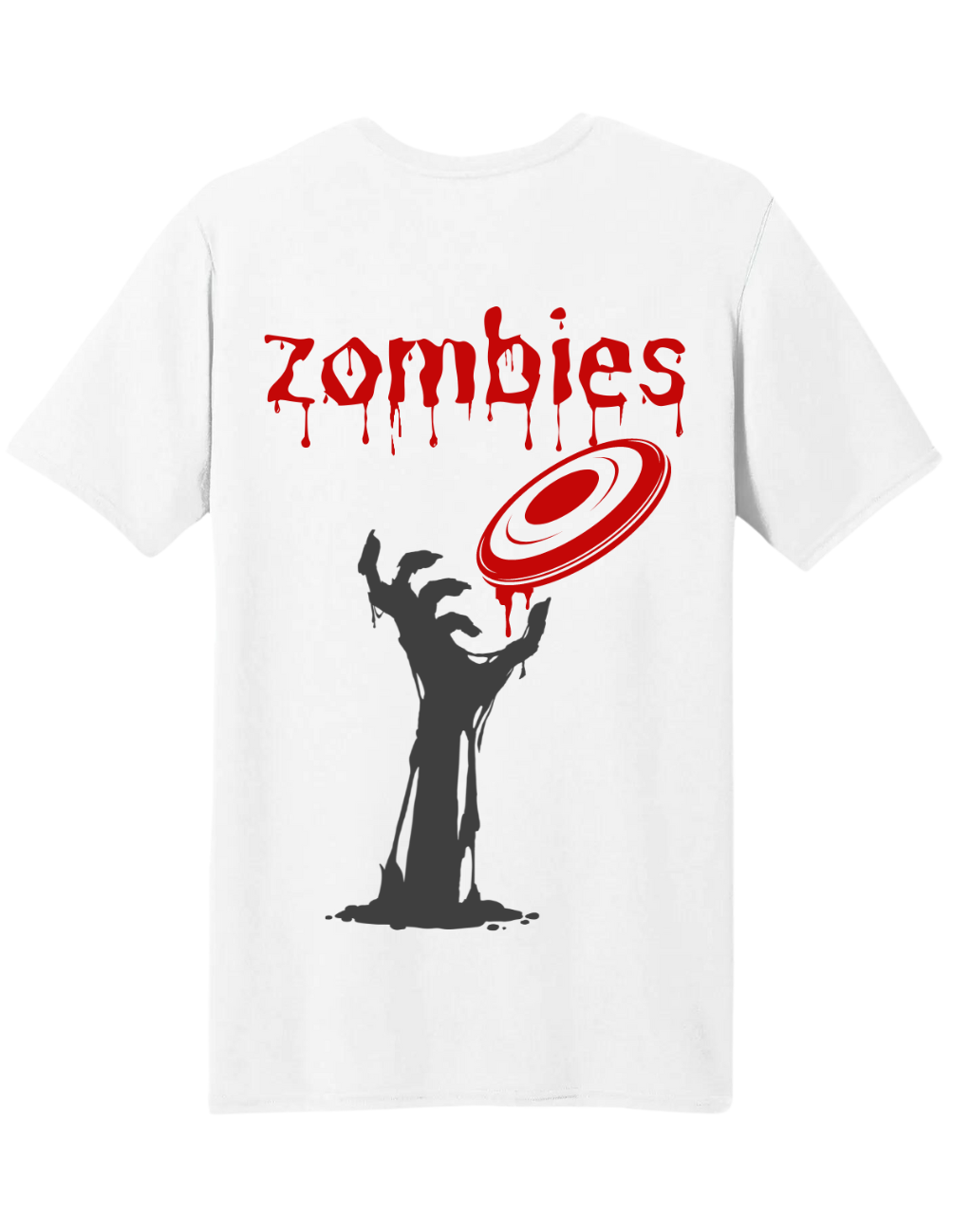 Zombies 04- T-shirt blanc en tissu technique à manches-courtes - Ultimate Zombies