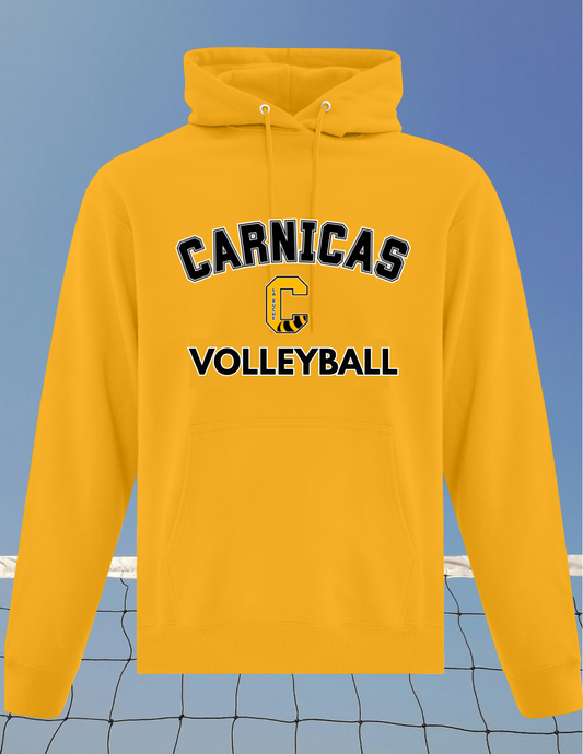 J2500CV- Carnicas Volleyball - Hoodie jaune