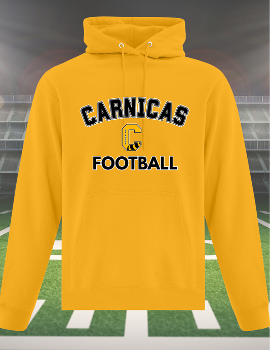 J2500CF - Carnicas Football - Hoodie jaune Carnicas
