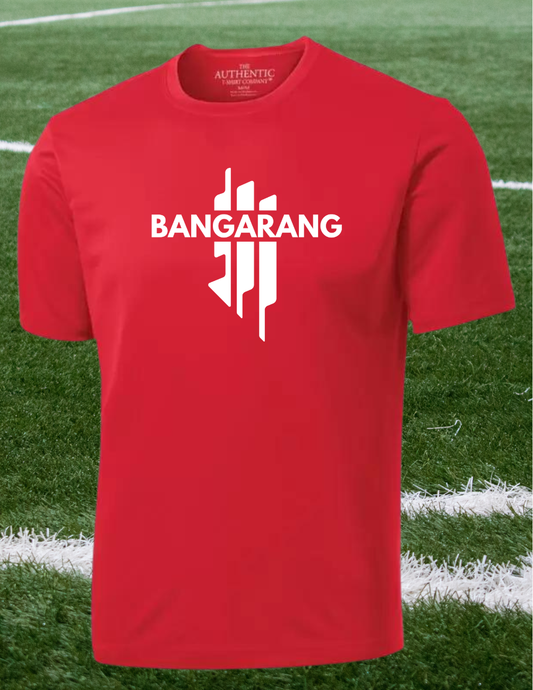 TT350R-BAN-Bangarang - T-shirt rouge en tissu technique