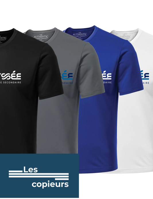 T-shirt en tissu technique – École L’Odyssée de Valcourt