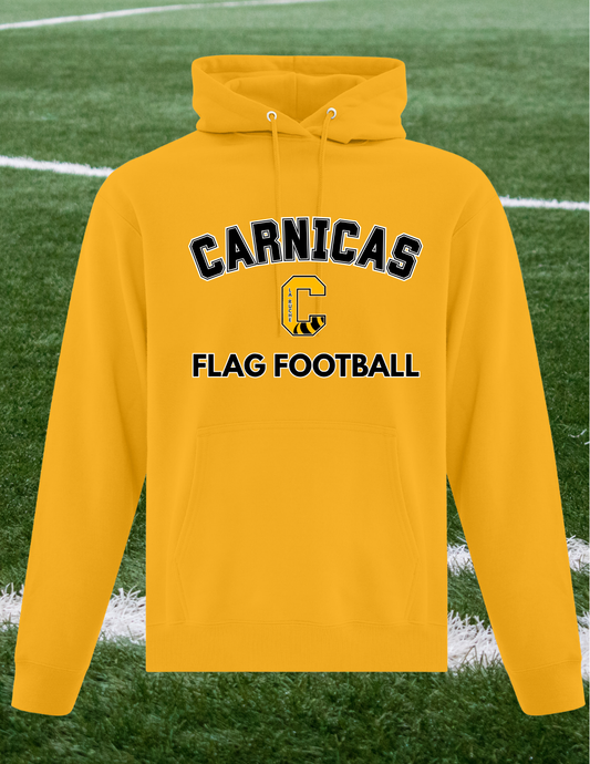 J2500CF - Carnicas Flag Football - Hoodie jaune Carnicas